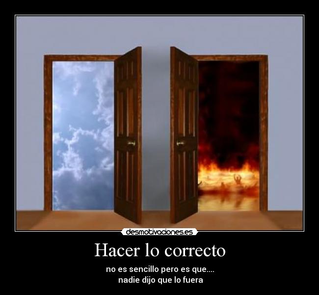 Hacer lo correcto - 