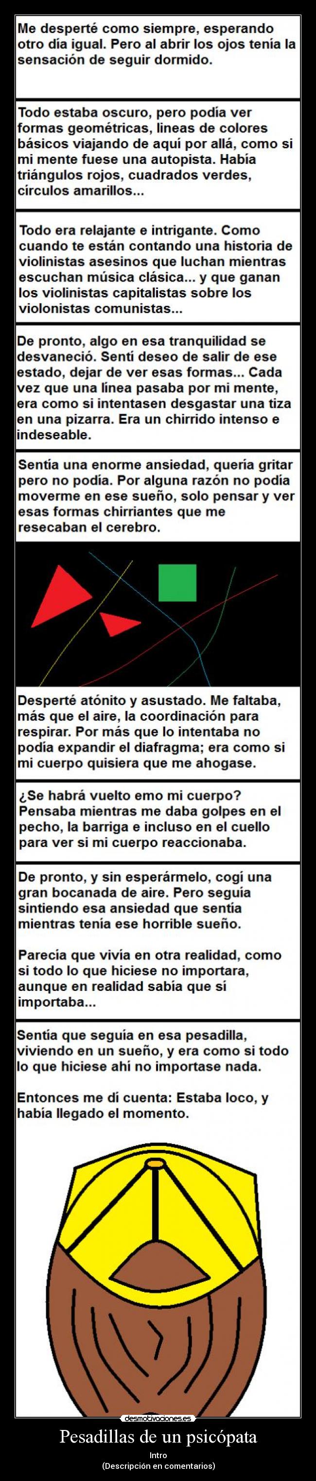 Pesadillas de un psicópata - Intro
(Descripción en comentarios)