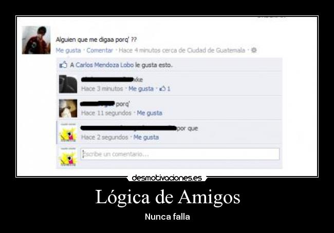 Lógica de Amigos - Nunca falla