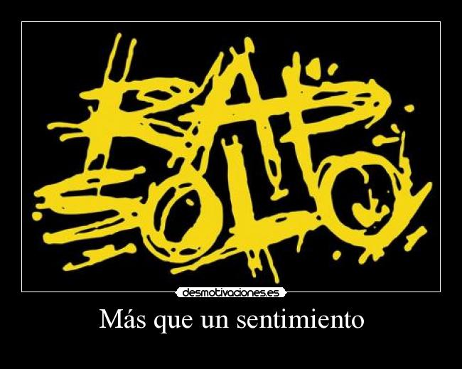 Más que un sentimiento -