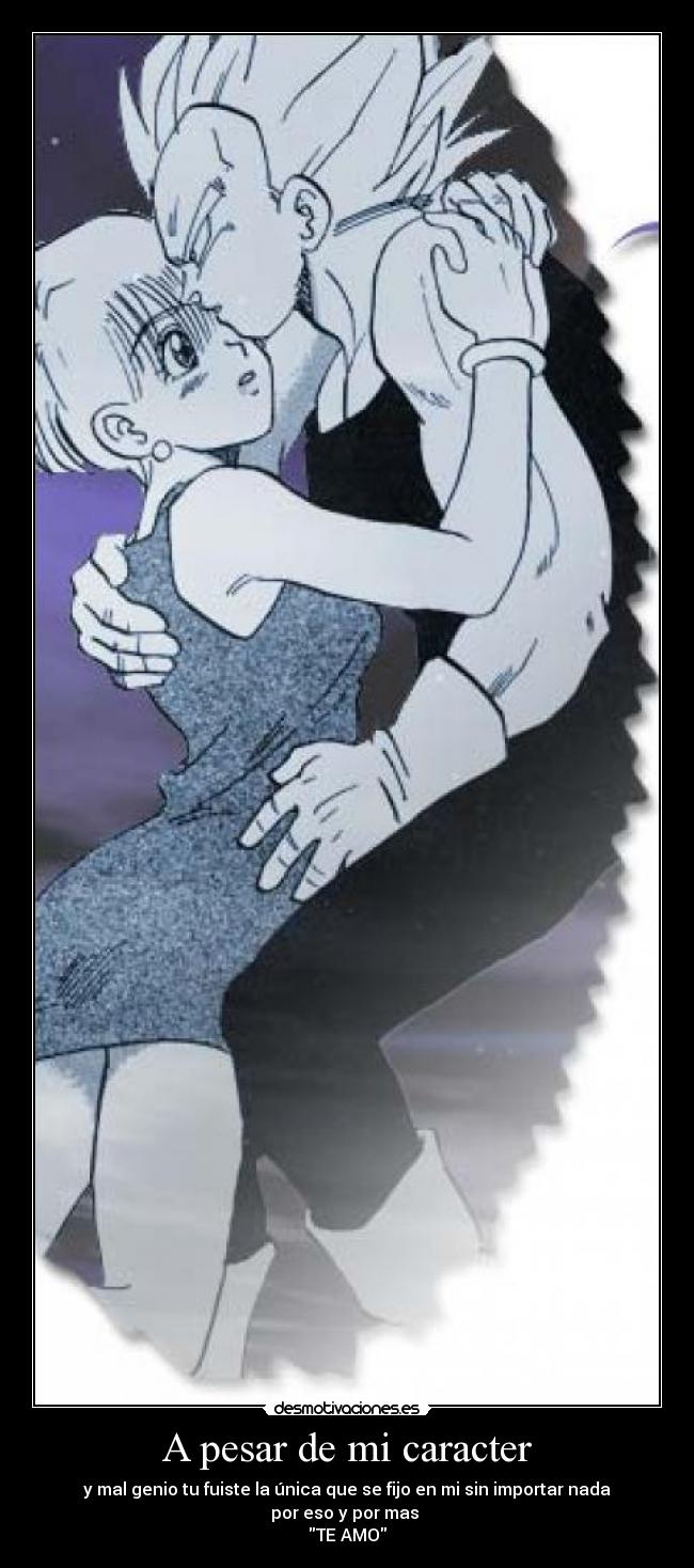 carteles caracter amo vegeta garabato dragon ball fuiste gracias genio desmotivaciones