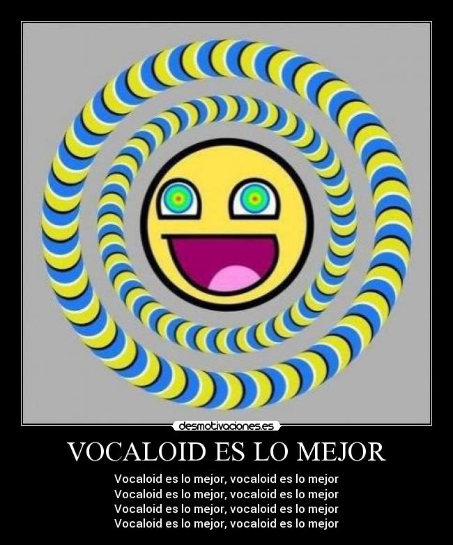 carteles vocaloid desmotivaciones