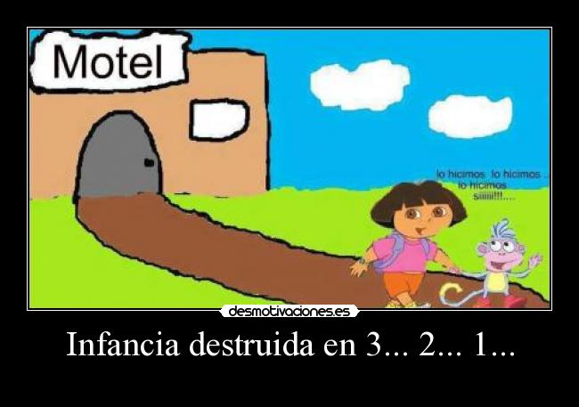 Infancia destruida en 3... 2... 1... -