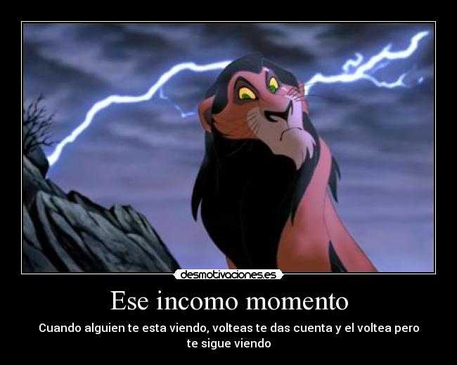 Ese incomo momento - 