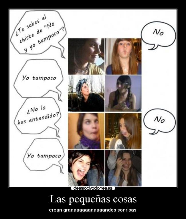 Las pequeñas cosas -