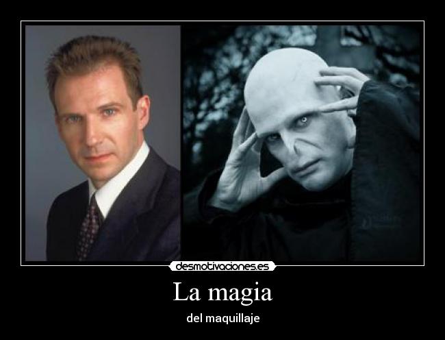 carteles lord voldemort harry potter gran bretania maquillaje efectos especiales pelicula actor desmotivaciones