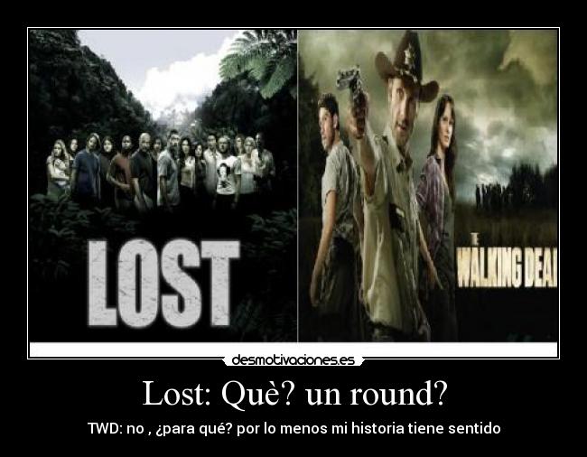 carteles lost the walking dead desmotivaciones