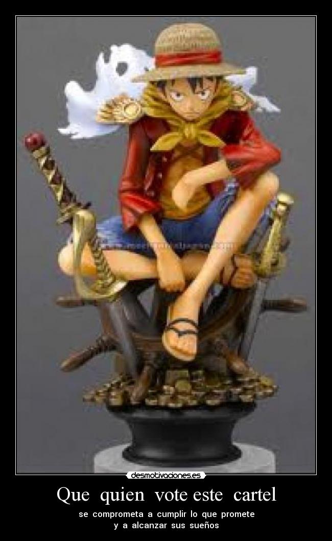 Que  quien  vote este  cartel - 