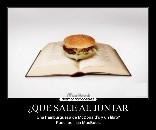 ¿QUE SALE AL JUNTAR -