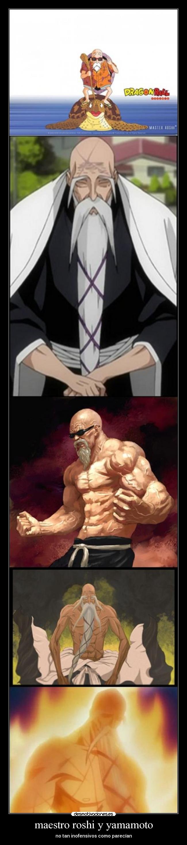 maestro roshi y yamamoto - no tan inofensivos como parecían