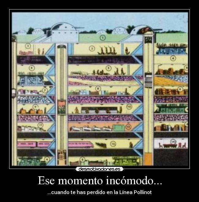Ese momento incómodo... - ...cuando te has perdido en la Línea Pollinot