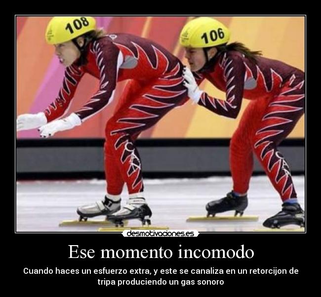 Ese momento incomodo -