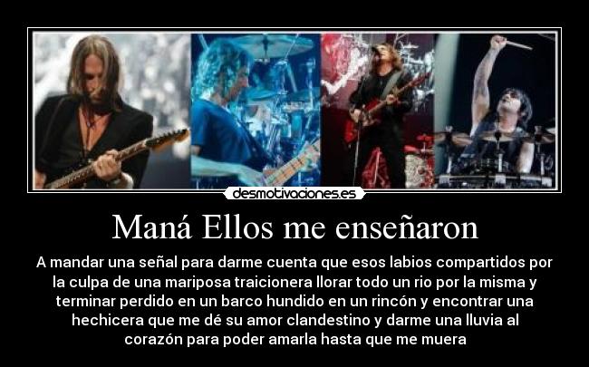 Maná Ellos me enseñaron - 