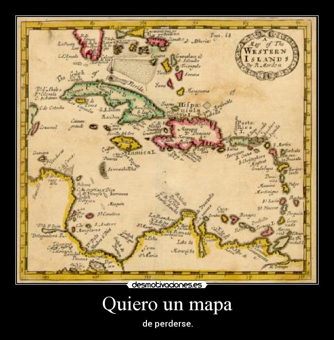 Quiero un mapa - de perderse.