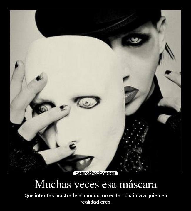 Muchas veces esa máscara - 