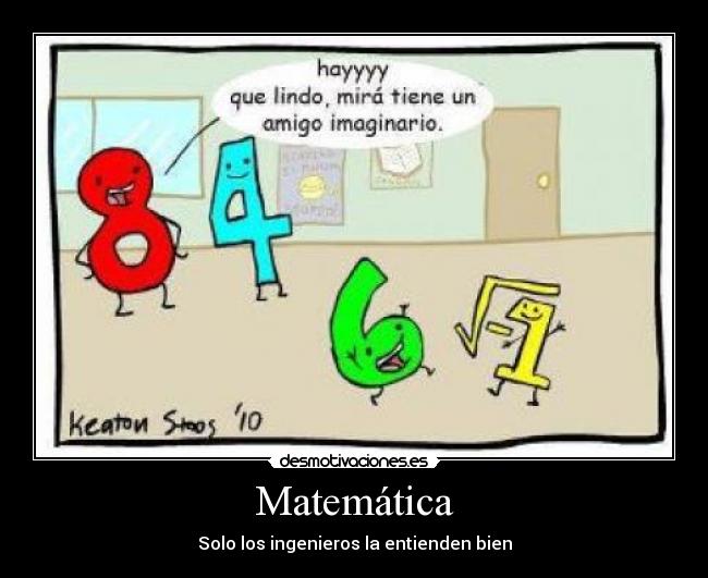 Matemática - Solo los ingenieros la entienden bien
