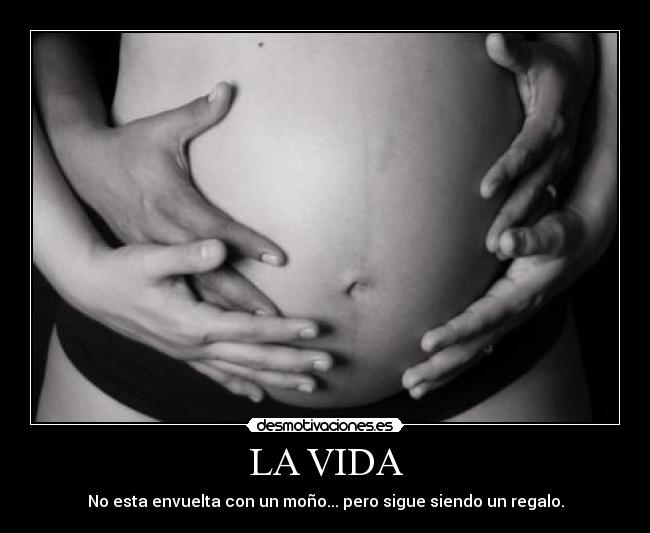 LA VIDA - No esta envuelta con un moño... pero sigue siendo un regalo.