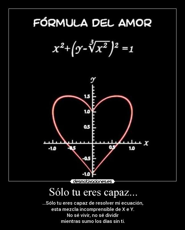 Sólo tu eres capaz... - 