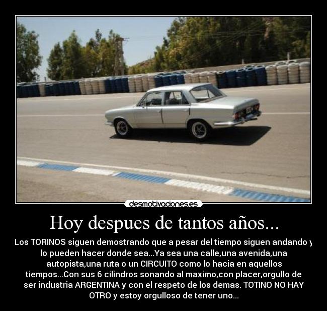 Hoy despues de tantos años... -