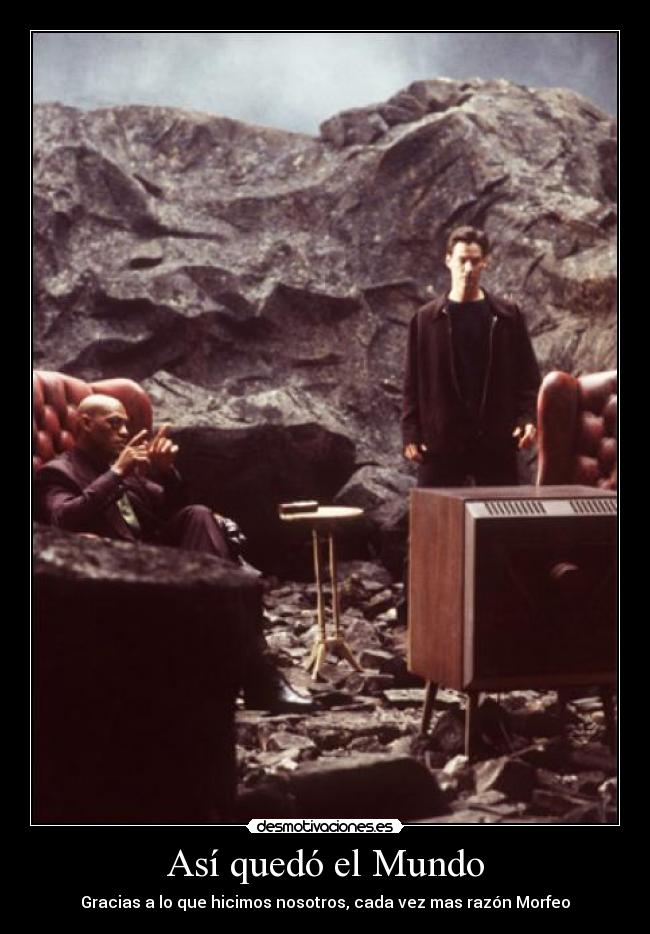 carteles mundo new world desmotivaciones