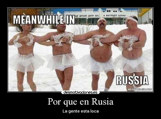 Por que en Rusia - 