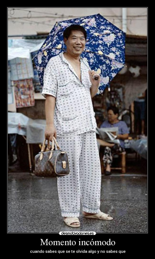 Momento incómodo -