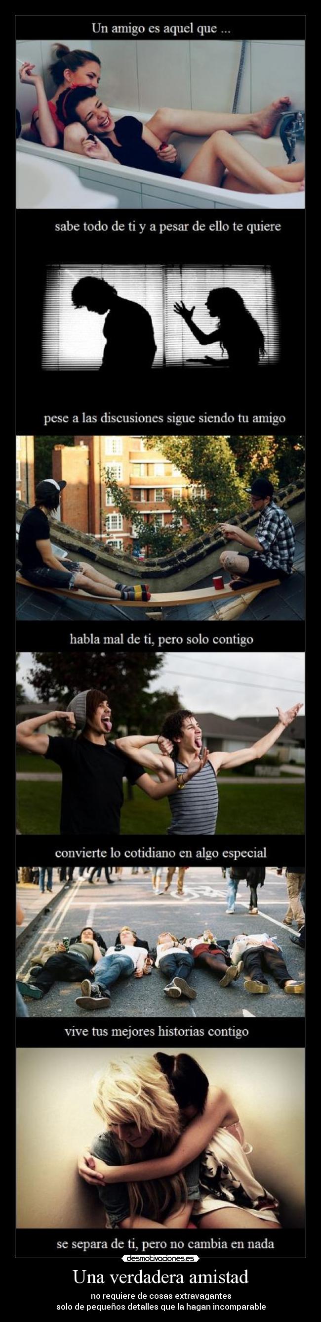 Una verdadera amistad -