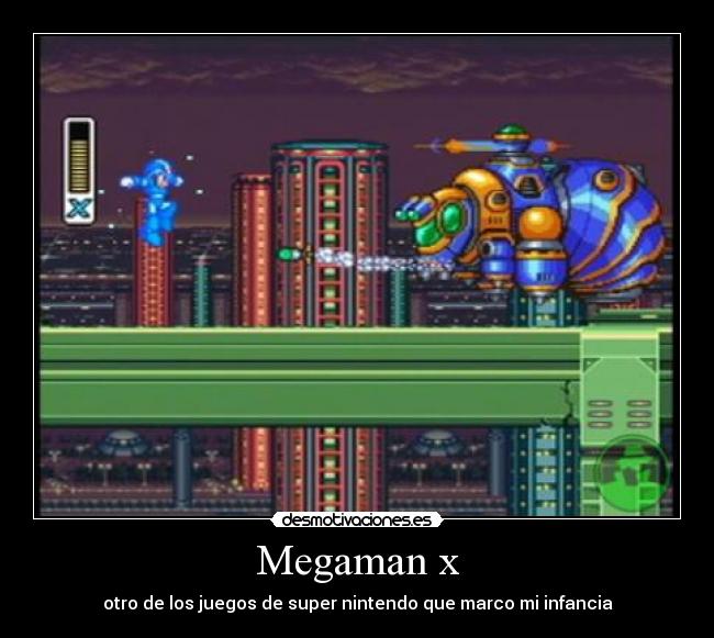 Megaman x - otro de los juegos de super nintendo que marco mi infancia