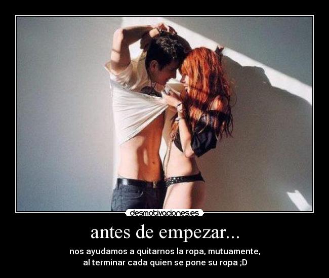 antes de empezar... -