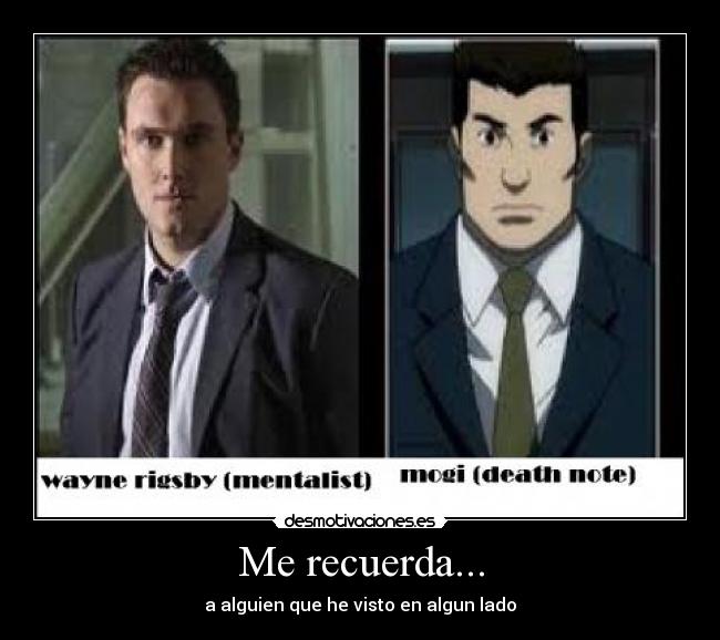 Me recuerda... -