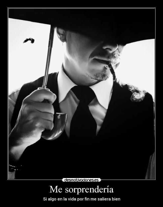 Me sorprendería - Si algo en la vida por fin me saliera bien