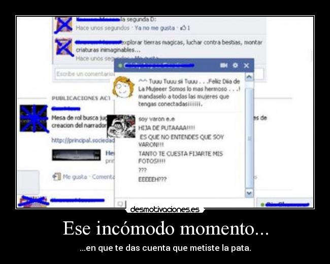 Ese incómodo momento... - 