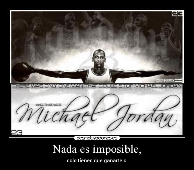 carteles imposible basketballplayandwin desmotivaciones