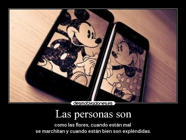 Las personas son -