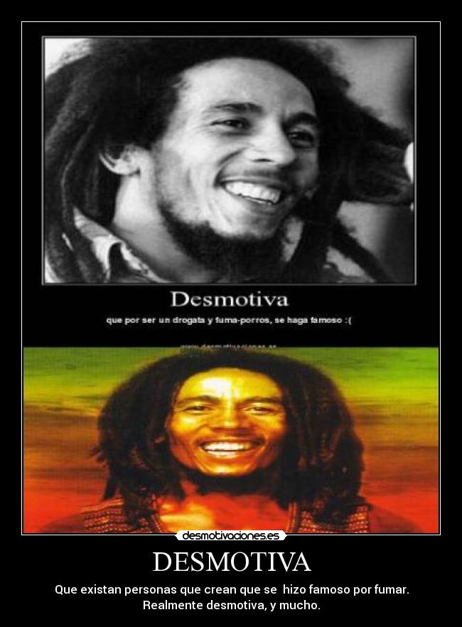 carteles bob marley desmotivaciones