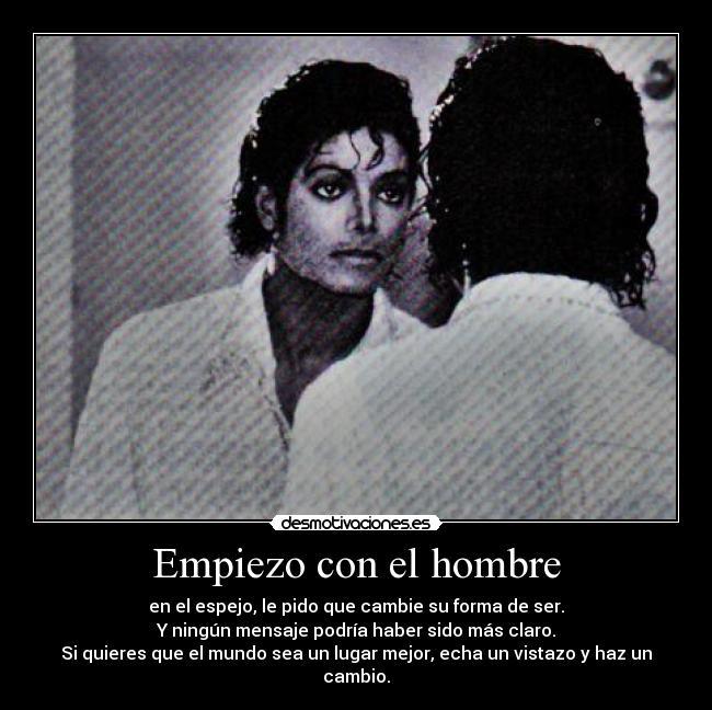 Empiezo con el hombre -