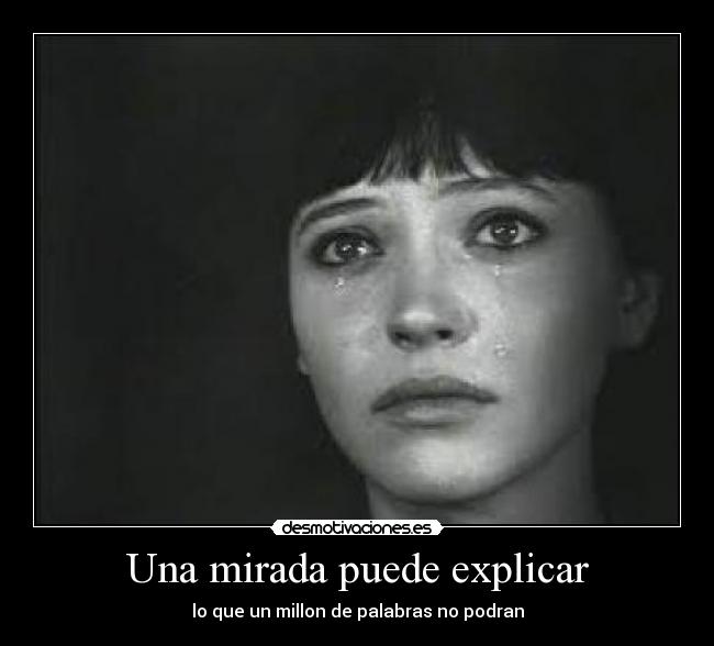 carteles mirada explicar triste depresion tristeza bulldog cancion punk llanto lagrimas desmotivaciones