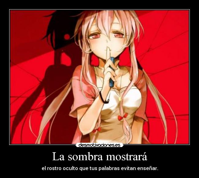 carteles mirai nikki gasai yuno harukaze desmotivaciones