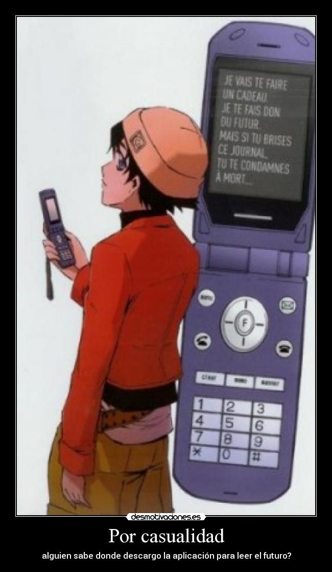 carteles mirai nikki desmotivaciones