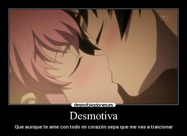 carteles mirai nikki desmotivaciones