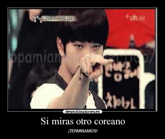 carteles coreanos kpop oppas corea desmotivaciones