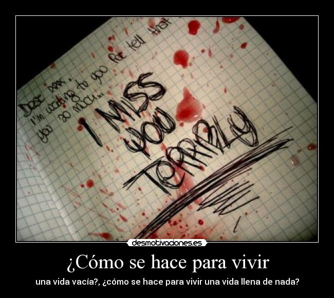 ¿Cómo se hace para vivir -