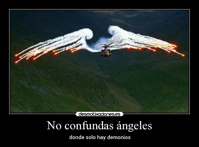 No confundas ángeles - 