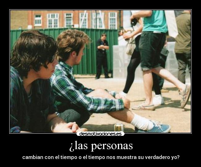 ¿las personas - 
