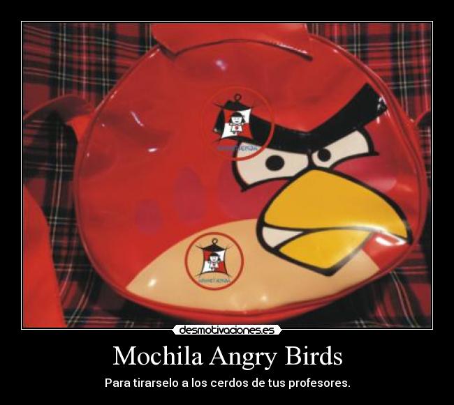 Mochila Angry Birds - 