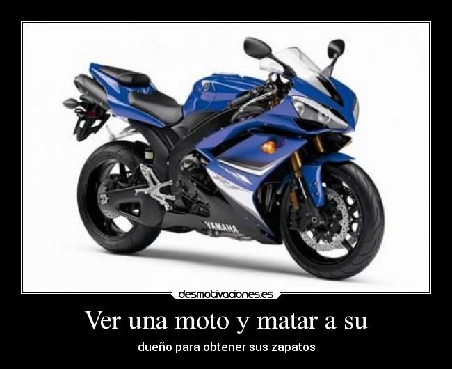 Ver una moto y matar a su - dueño para obtener sus zapatos