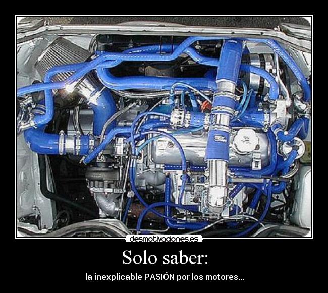 Solo saber: -