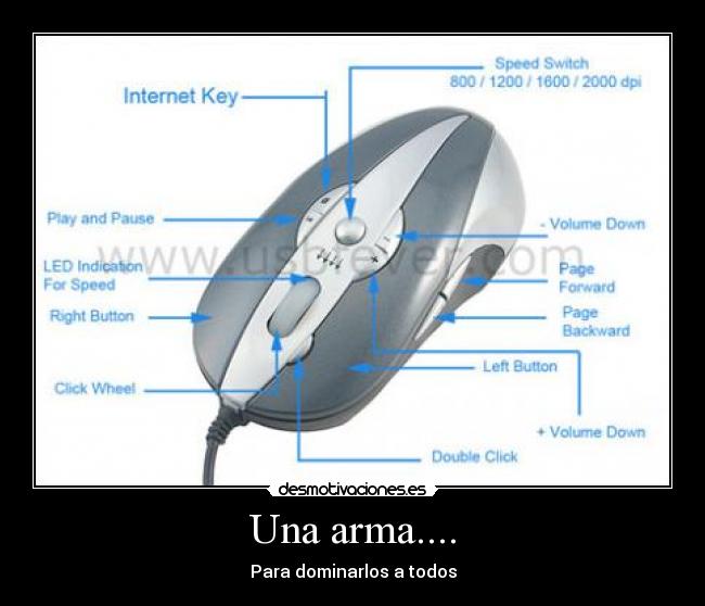 Una arma.... - Para dominarlos a todos
