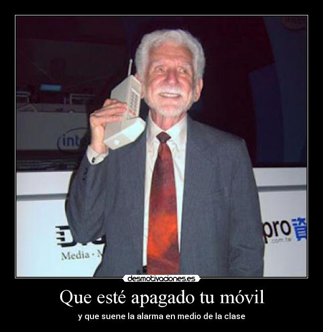 Que esté apagado tu móvil - 