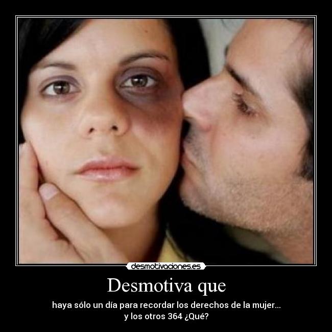 Desmotiva que -